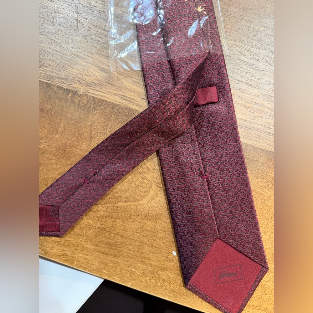 NWOT Brioni Silk Tie - Picture 3 of 5